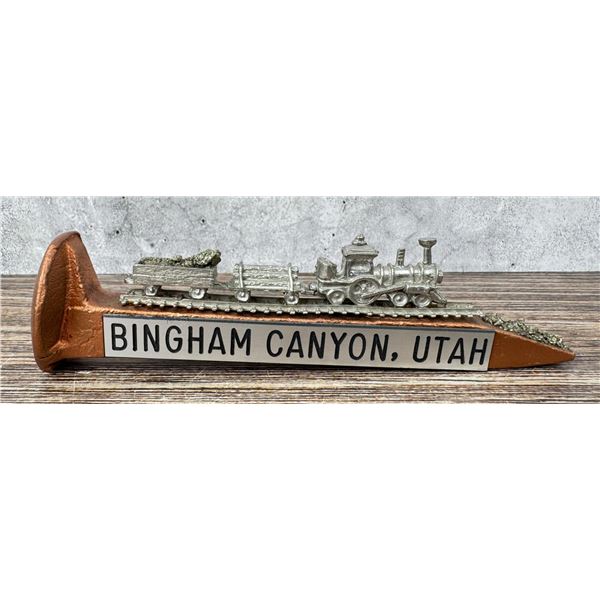 Bingham Canyon Utah Mining Railroad Spike