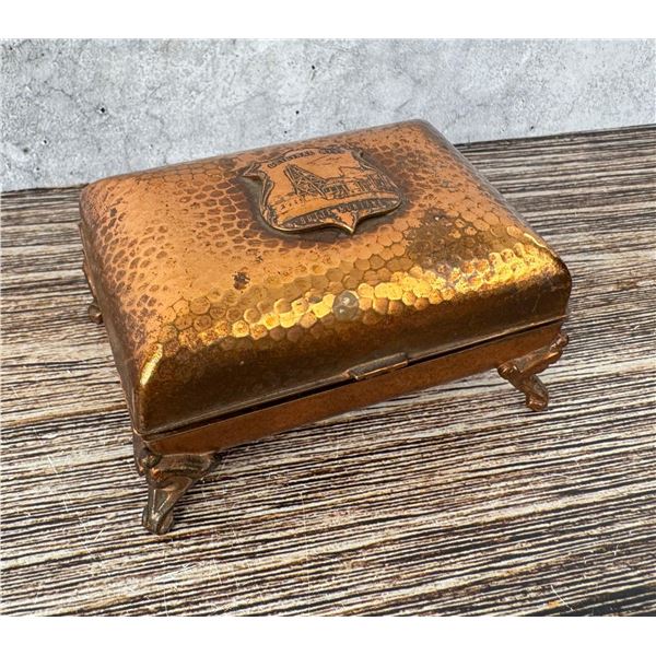 Original Mine Butte Montana Copper Trinket Box