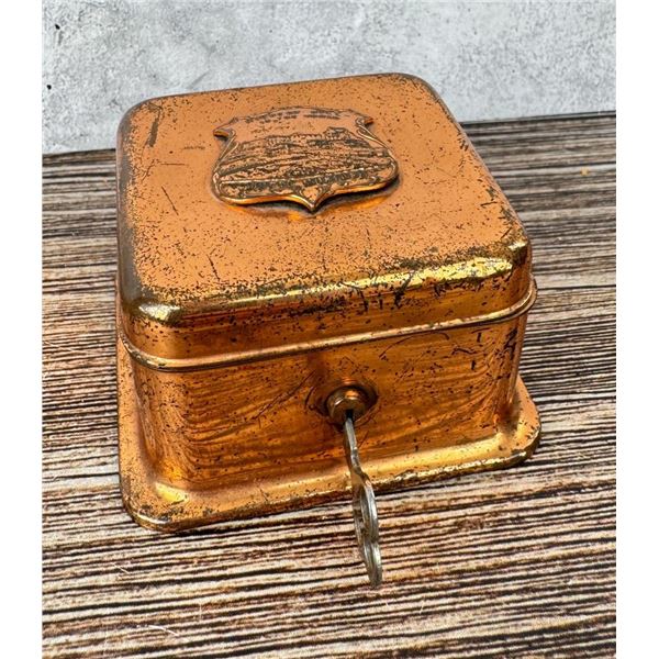 Richest Hill Butte Montana Copper Trinket Box