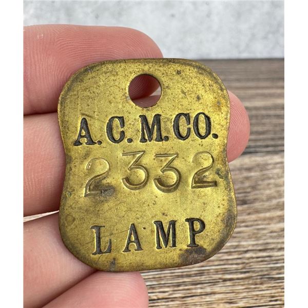 Anaconda Copper Mining Company Tool Check
