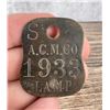 Image 1 : Anaconda Copper Mining Company Tool Check