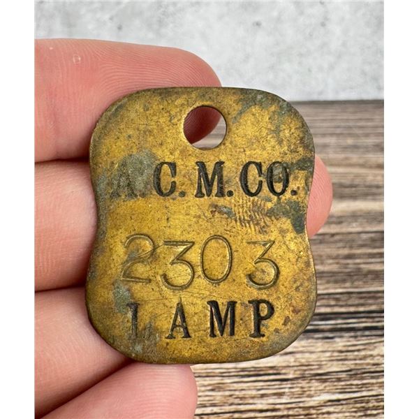 Anaconda Copper Mining Company Tool Check