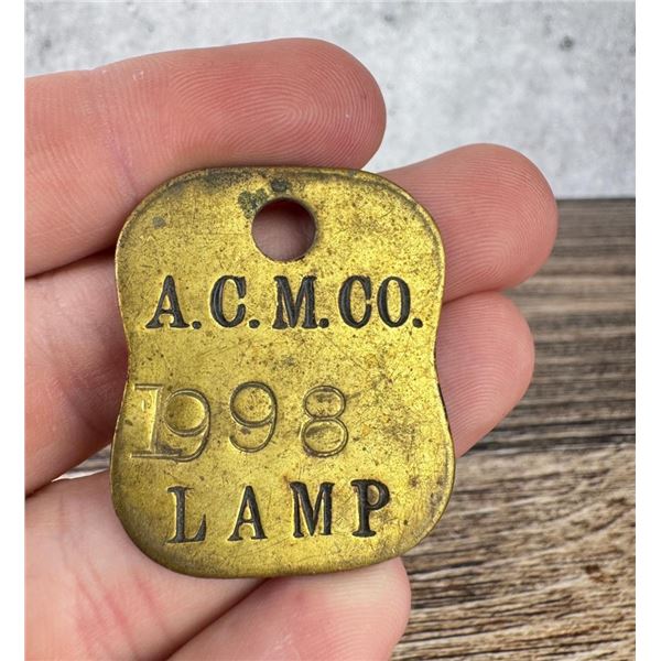 Anaconda Copper Mining Company Tool Check