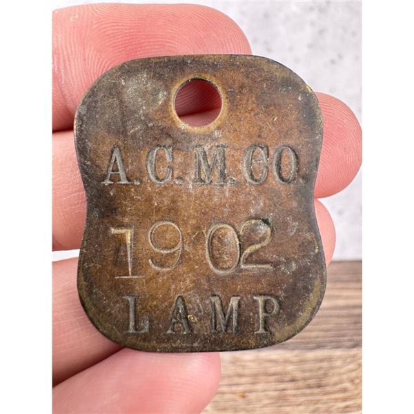 Anaconda Copper Mining Company Tool Check