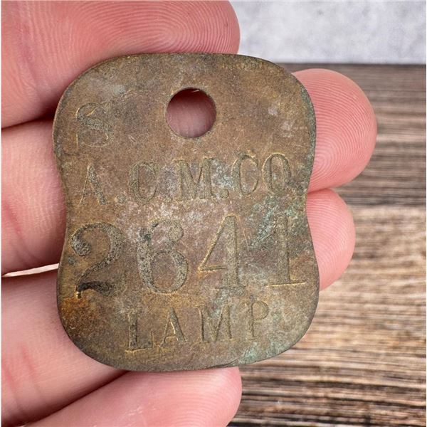 Anaconda Copper Mining Company Tool Check
