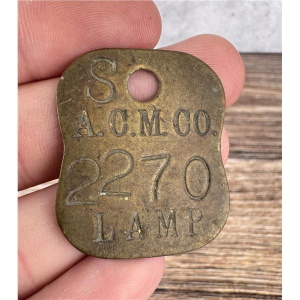 Anaconda Copper Mining Company Tool Check