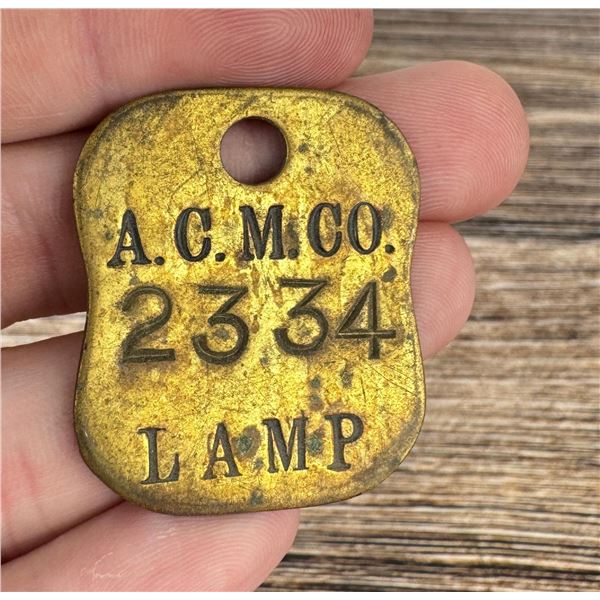 Anaconda Copper Mining Company Tool Check