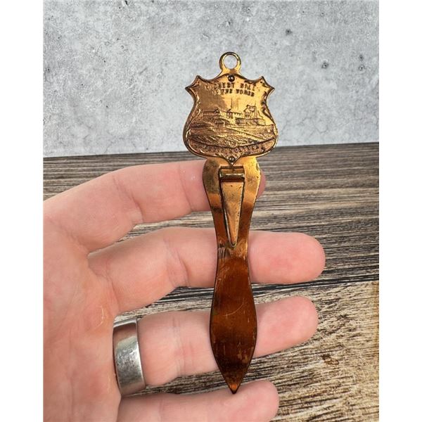 Butte Montana Richest Hill Souvenir Bookmark