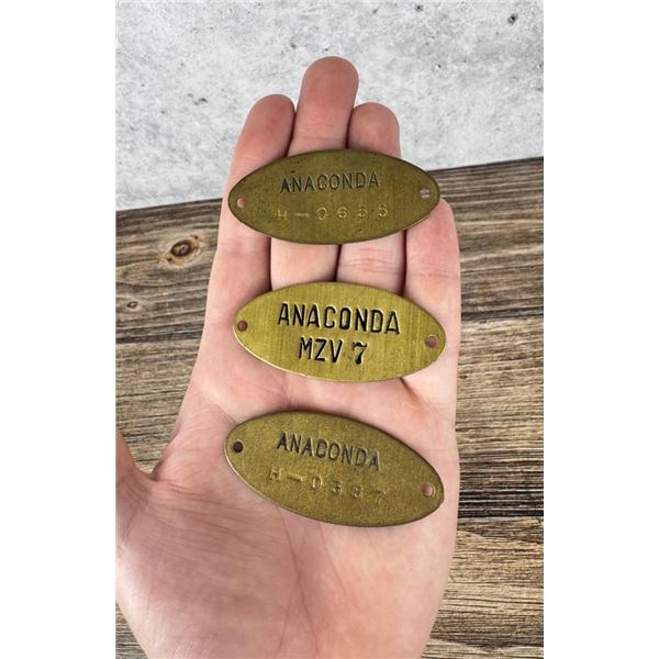 Anaconda Montana Copper Mining Company Locker Tags
