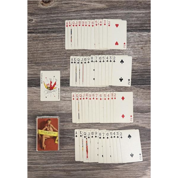Butte Montana Nude Pin Up Playing Cards