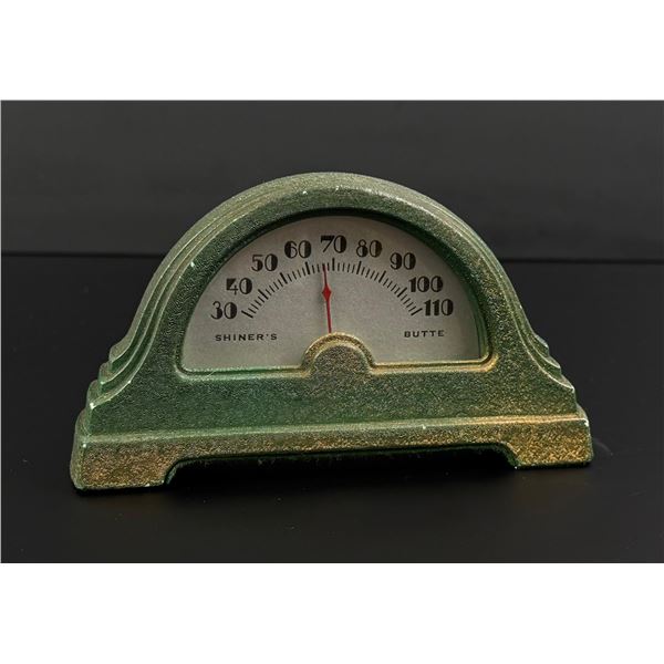 Art Deco Shiners Butte Montana Thermometer