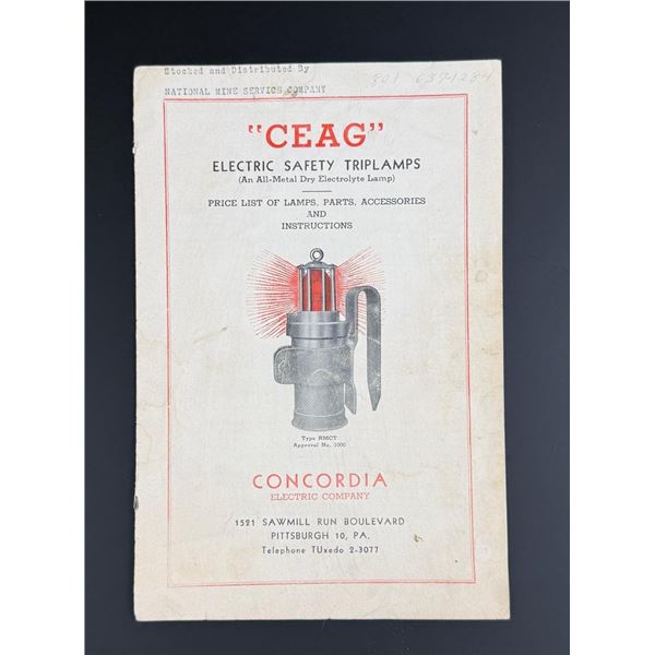 CEAG Triplamp Safety Mine Lantern Catalog