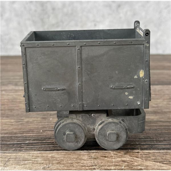 Peggy Herring Pewter Mining Ore Car Figurine