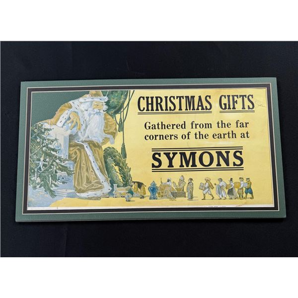Symons Dry Goods Butte Montana Trolley Car Sign