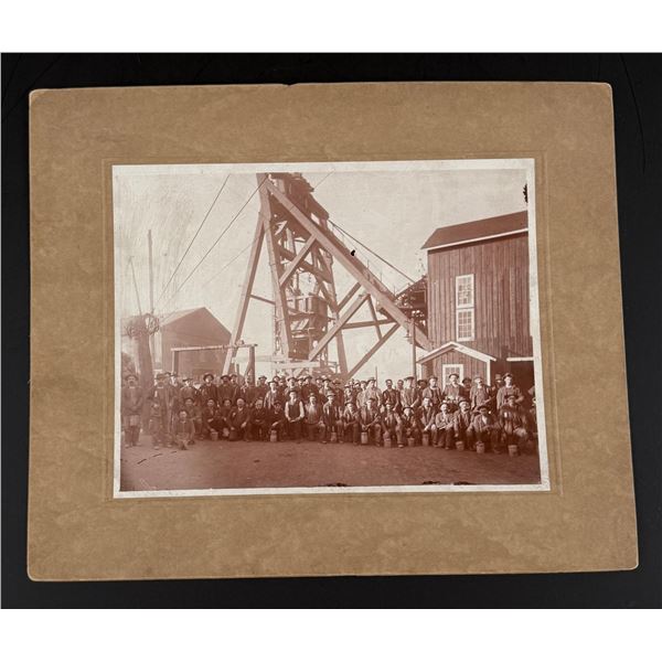 Butte Montana Miners Headframe Cabinet Photo