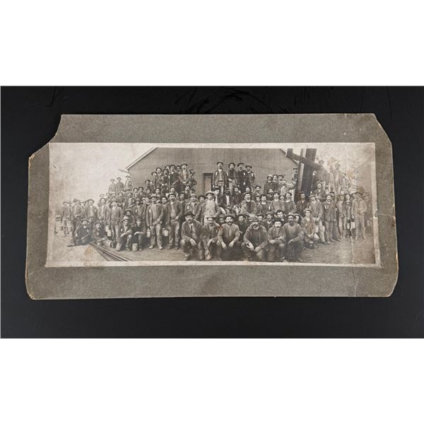 Butte Montana Miners Cabinet Photo