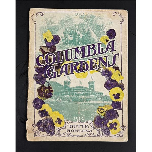 1902 Columbia Gardens Butte Montana Brochure