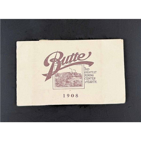 1908 Butte Montana Mining Souvenir Booklet