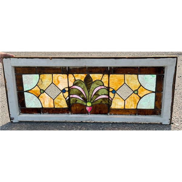 Antique Butte Montana Stained Glass Window