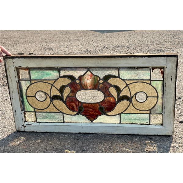 Antique Butte Montana Stained Glass Window