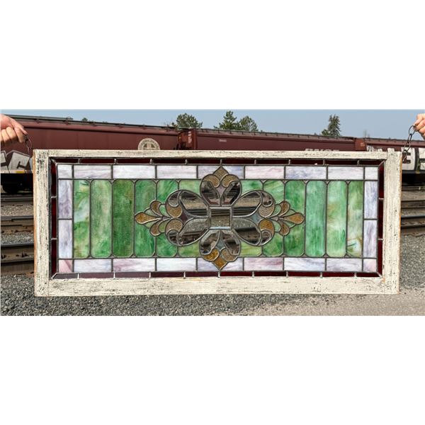 Antique Butte Montana Stained Glass Window