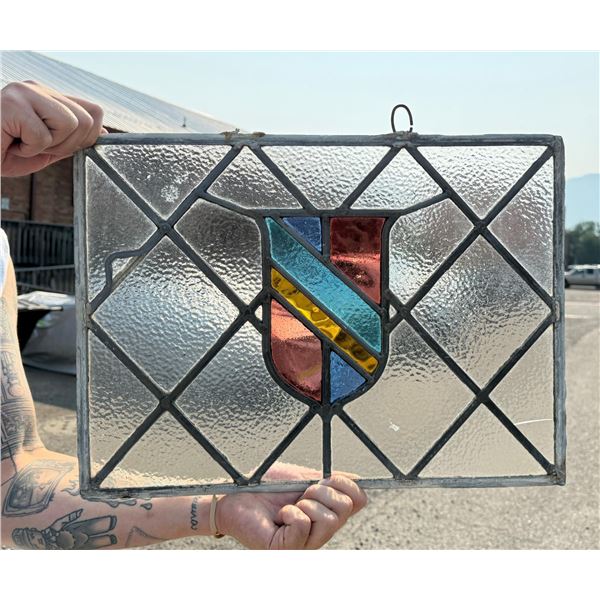 Antique Butte Montana Stained Glass Window