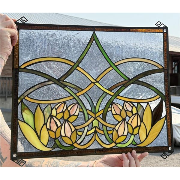 Antique Butte Montana Stained Glass Window