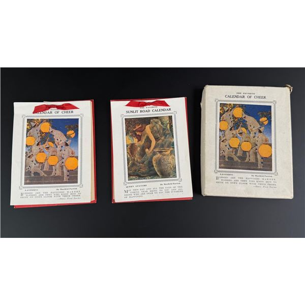 Collection of Maxfield Parrish Calendars