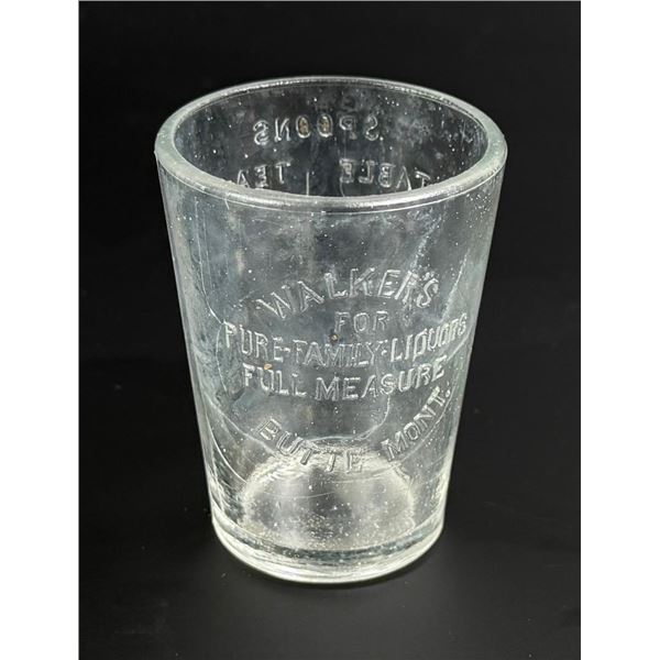 Butte Montana Walkers Family Liquors Shot Glass