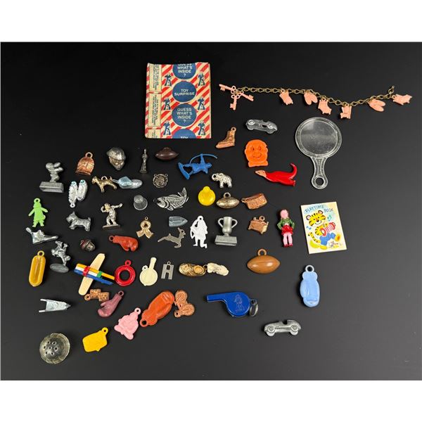 Collection of Cracker Jack Prizes Toys