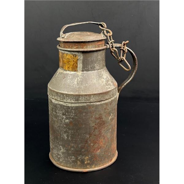 Butte Montana Independent Milk Cream Can