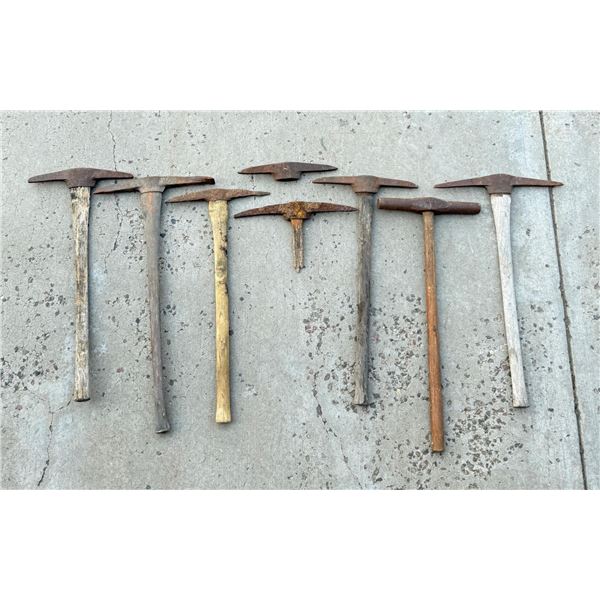Collection of Butte Montana Mining Pickaxes