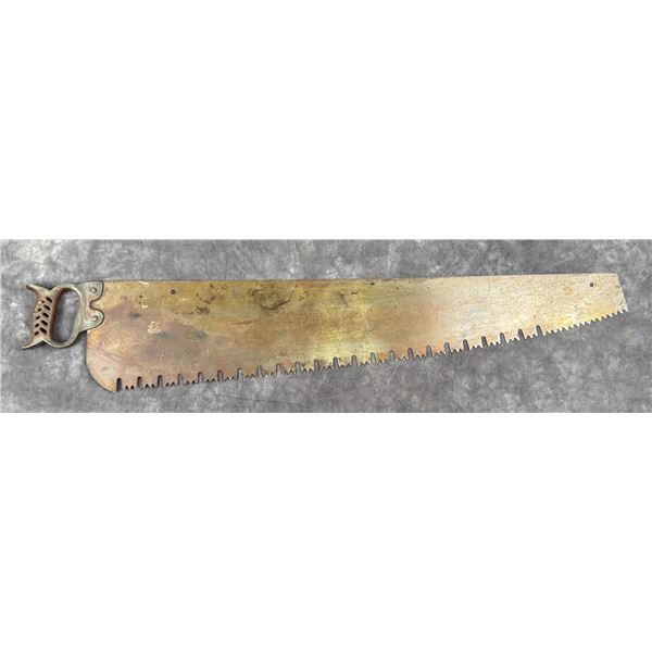 Antique Montana Crosscut Logging Saw