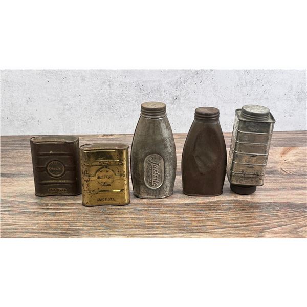 Butte Montana Justrite Miners Carbide Tins