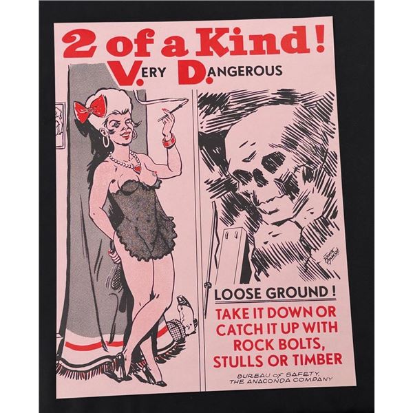 Anaconda Copper Butte Montana Dangerous Poster
