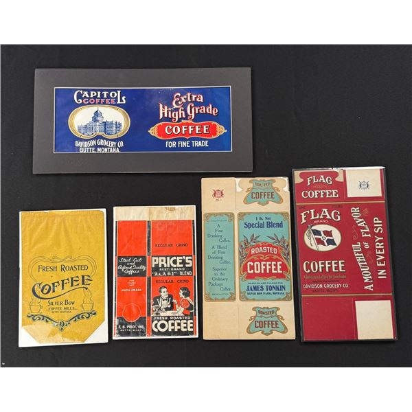 Collection of Butte Montana Coffee Boxes