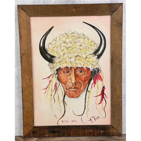 Albin Turk Buffalo Body Painting