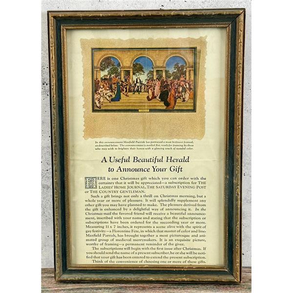 Maxfield Parrish Ladies Home Journal Ad