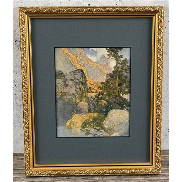 Maxfield Parrish Fountain of Pirene Print