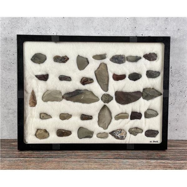 Ancient Native American Indian Arrowheads Tools