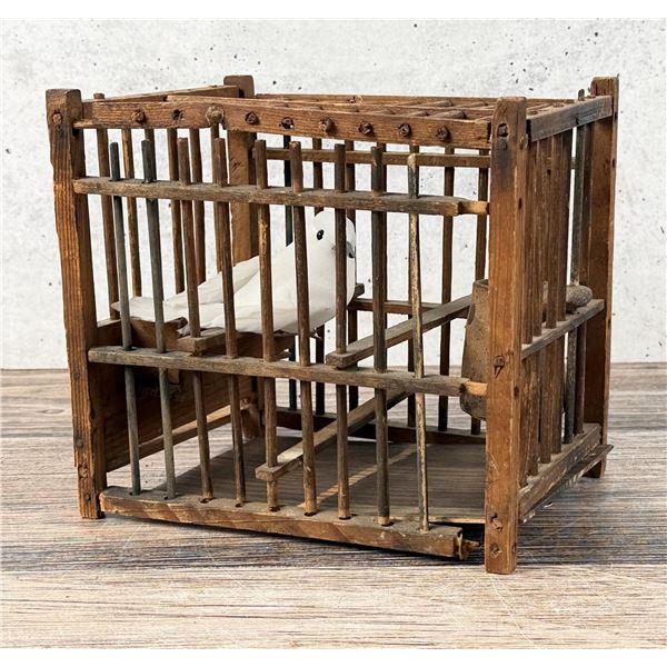 Butte Montana Miners Coal Mining Canary Bird Cage