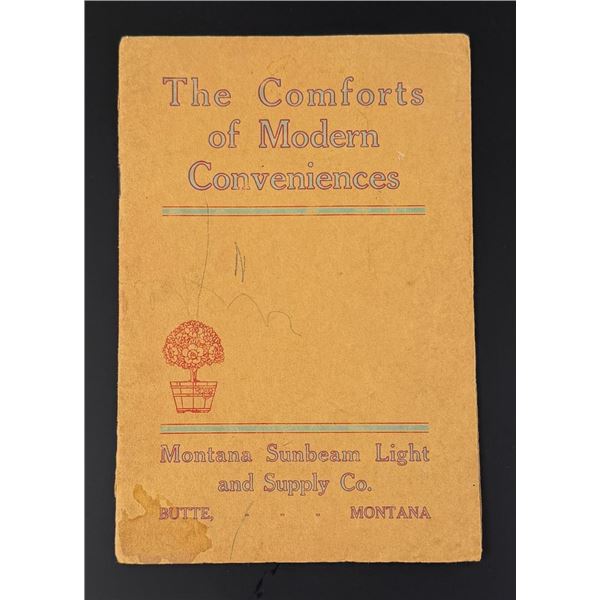 Comforts of Modern Conveniences Montana Catalog