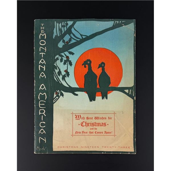 The Montana American 1923 Christmas Newspaper