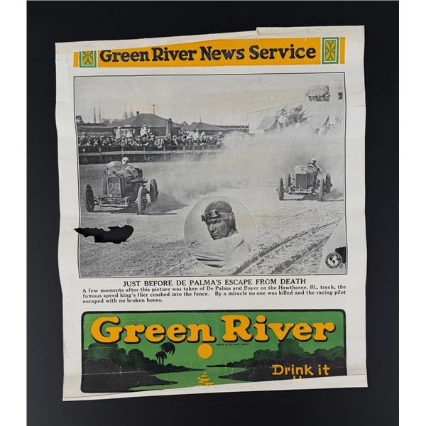 Green River Soda News Service Broadside