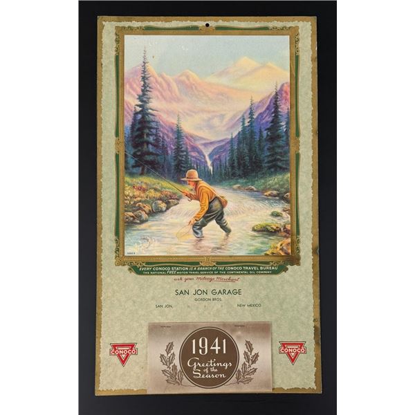 1941 Conoco San Jon New Mexico Calendar