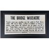 Image 1 : Butte Montana Bridge Wiseacre Trolley Car Sign