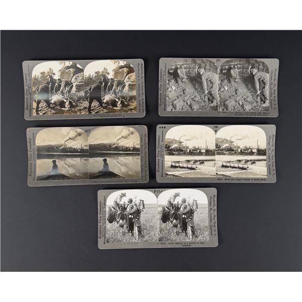 Collection of Butte Montana Mining Stereoviews