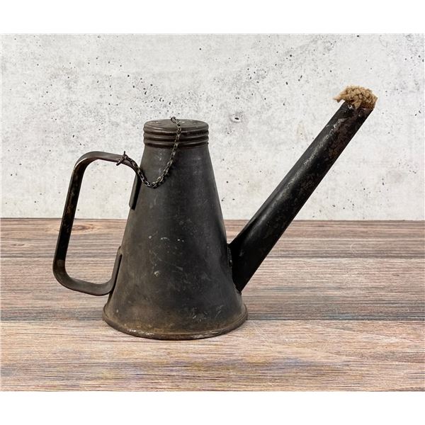 Butte Montana Mining Teapot Oil Lamp