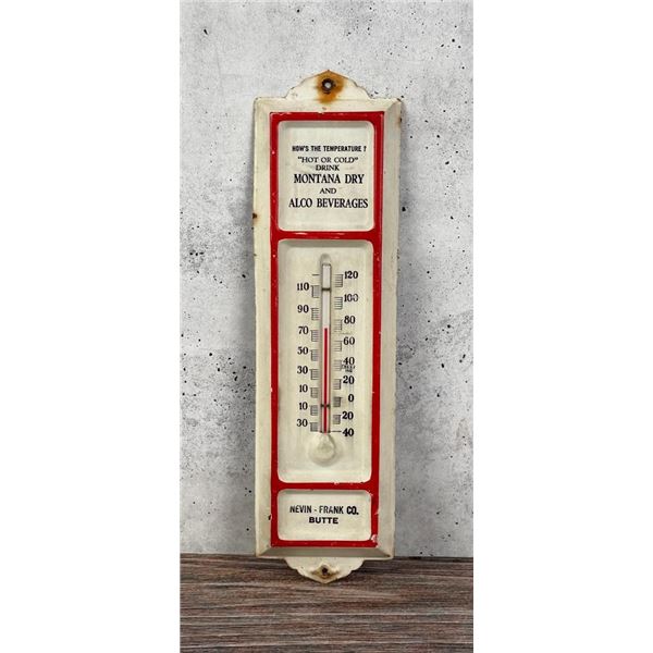 Butte Montana Nevin Frank Bottling Thermometer
