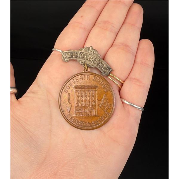 1905 Masonic Butte Montana Souvenir Medal
